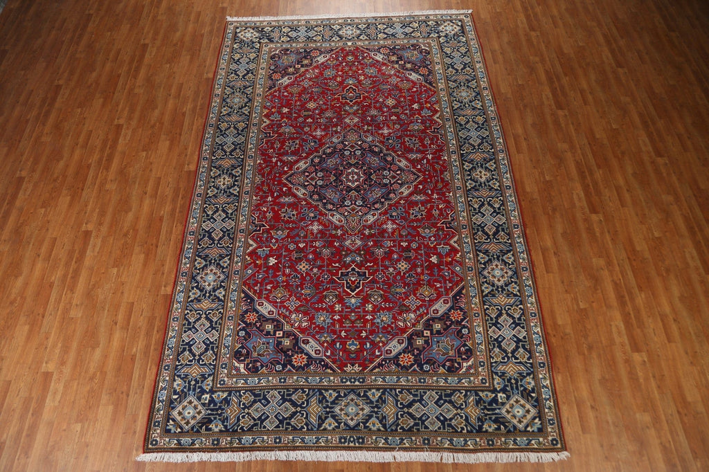 Vintage Wool Isfahan Persian Area Rug 8x12