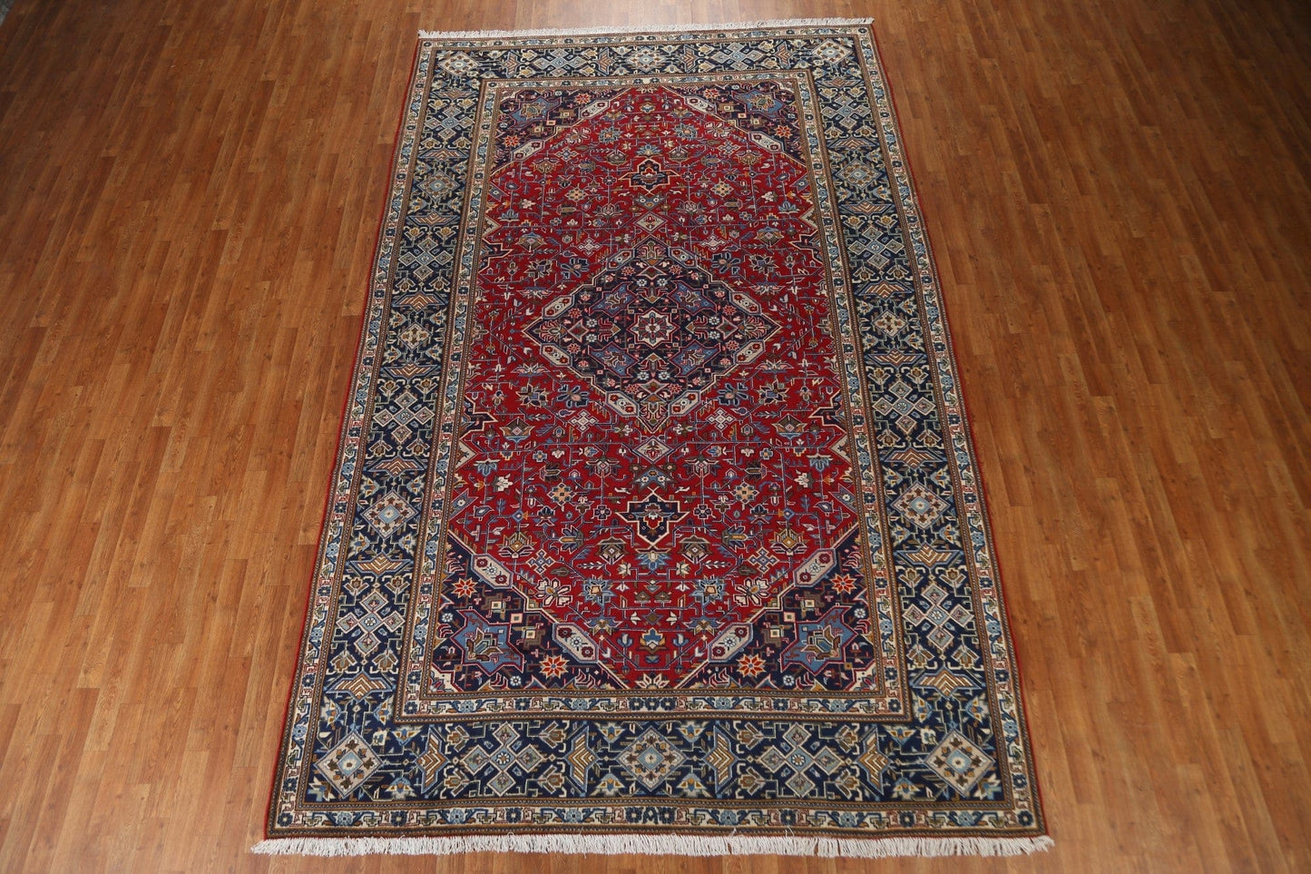 Vintage Wool Isfahan Persian Area Rug 8x12