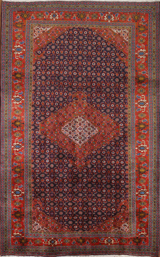 Vintage Wool Tabriz Persian Area Rug 7x10