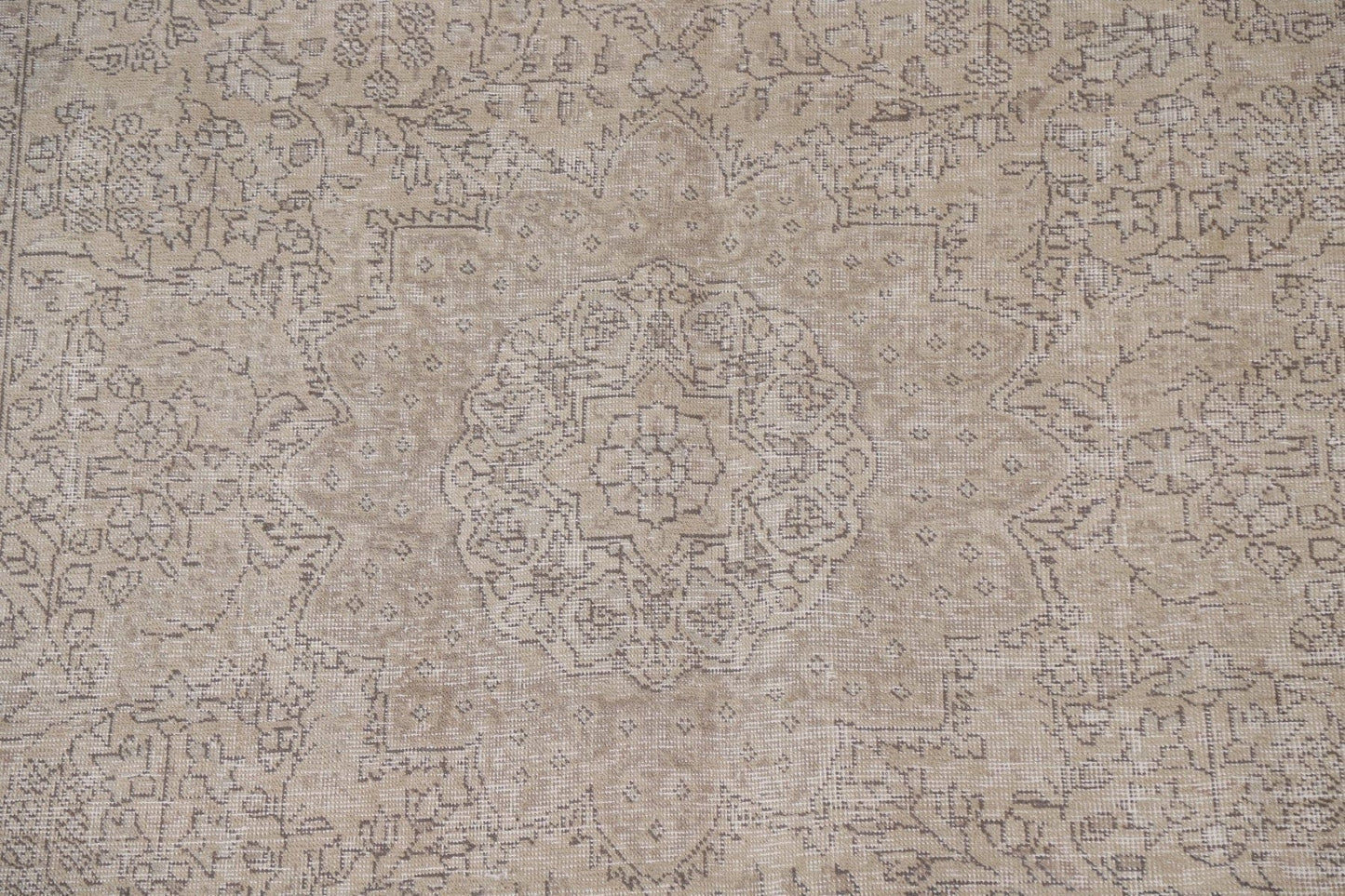 Distressed Tabriz Persian Area Rug 7x10