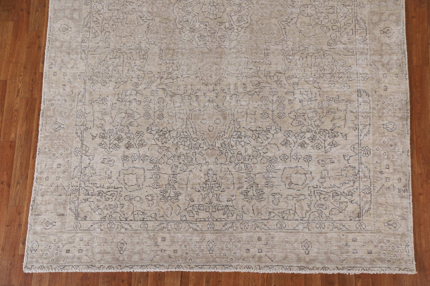 Distressed Tabriz Persian Area Rug 7x10