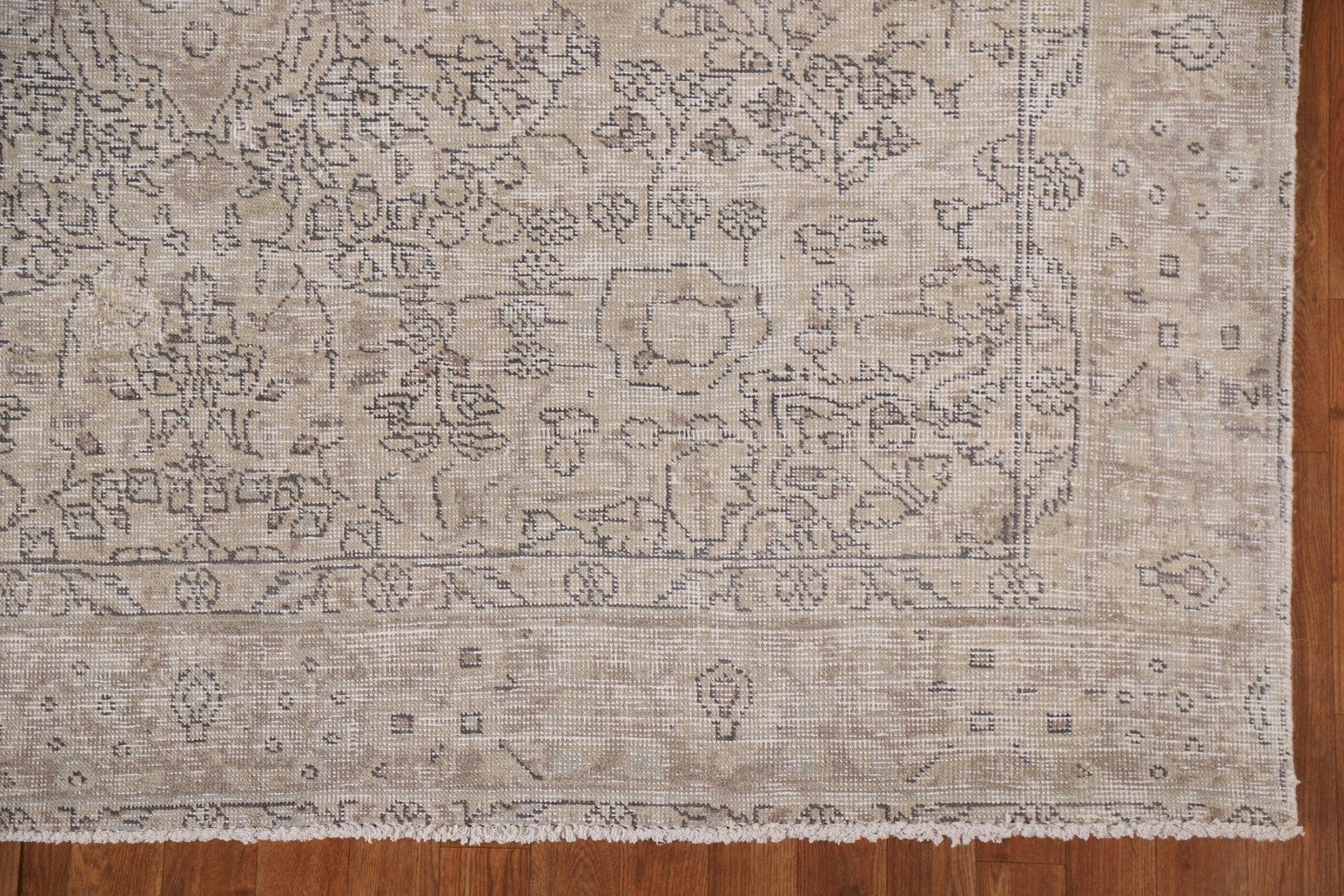 Distressed Tabriz Persian Area Rug 7x10