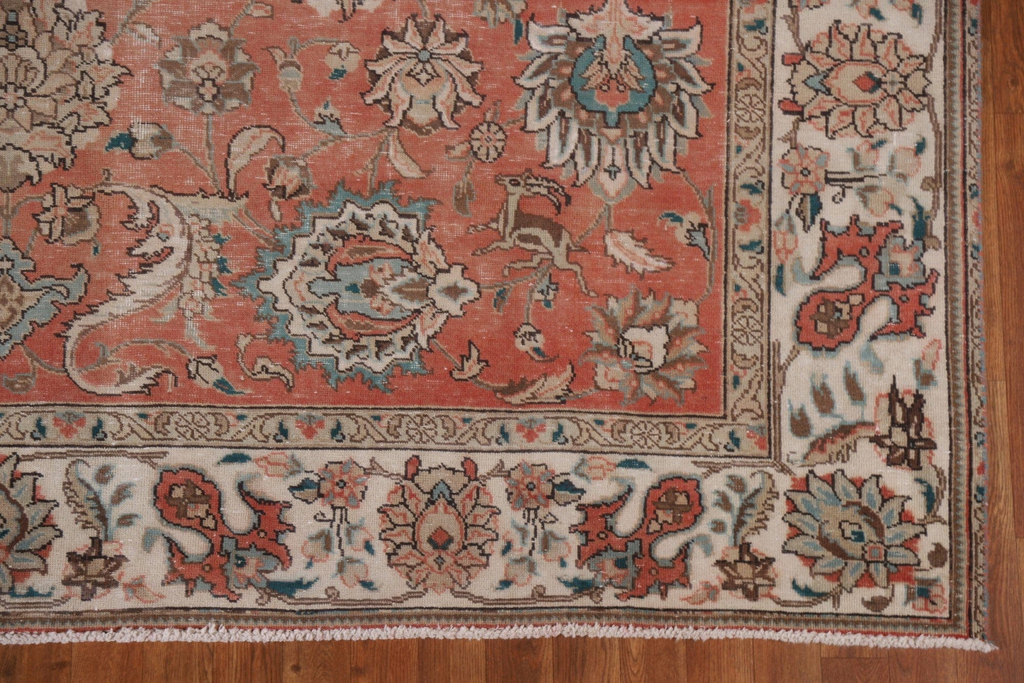 All-Over Floral Tabriz Persian Area Rug 8x11