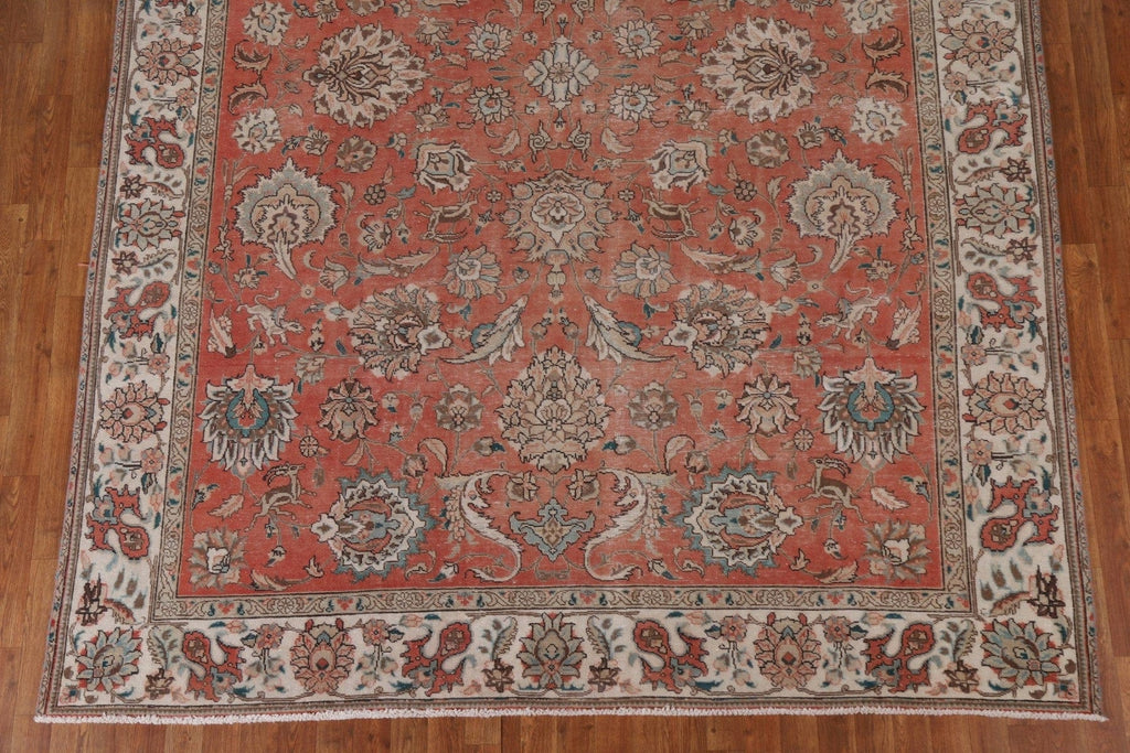 All-Over Floral Tabriz Persian Area Rug 8x11