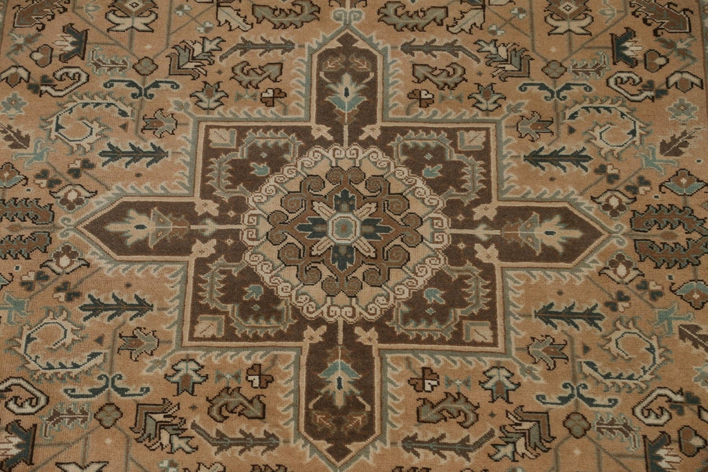 Vintage Heriz Persian Area Rug 7x11