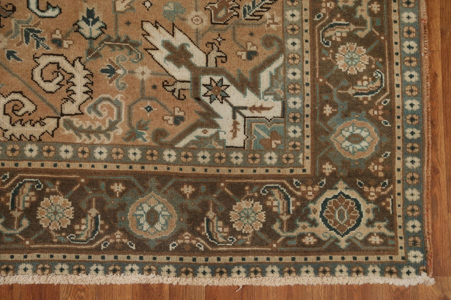 Vintage Heriz Persian Area Rug 7x11