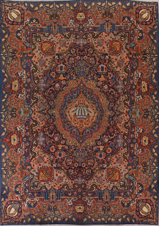 Pictorial Kashmar Persian Area Rug 10x13