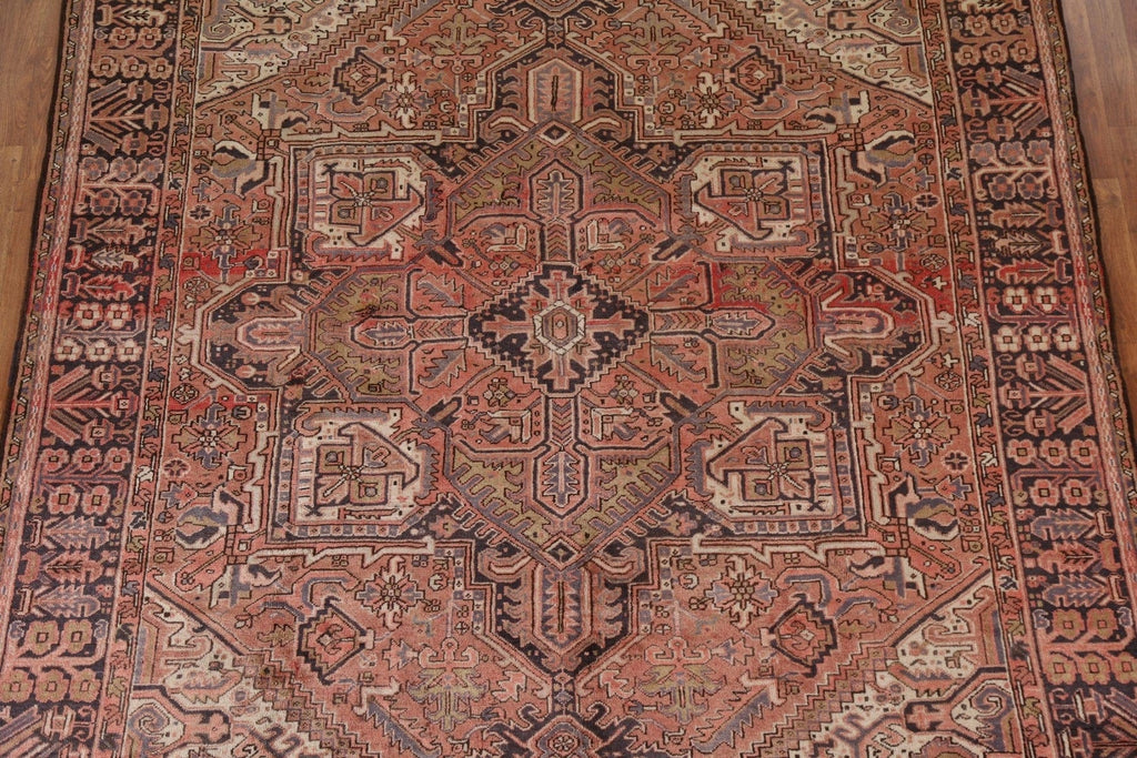 Vintage Wool Heriz Persian Area Rug 8x11