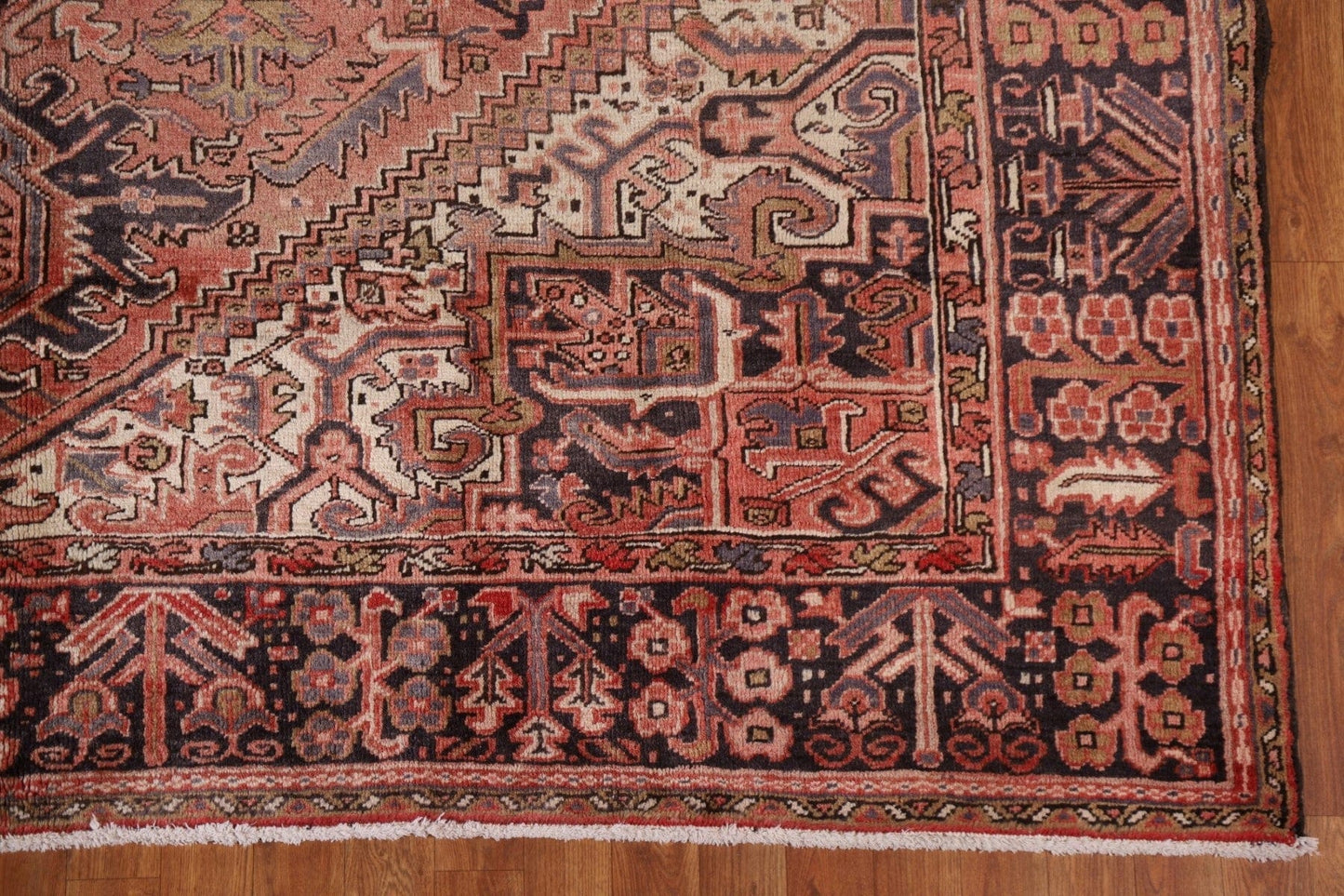 Vintage Wool Heriz Persian Area Rug 8x11