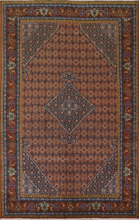 Geometric Ardebil Persian Area Rug 7x10