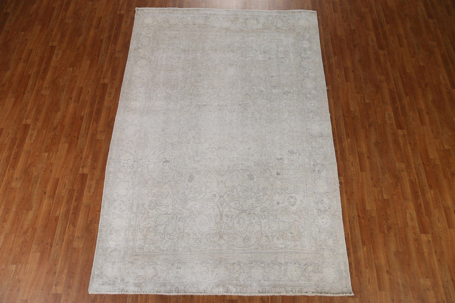 Distressed Tabriz Persian Area Rug 7x10