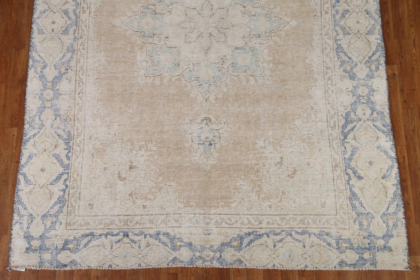 Distressed Kerman Persian Area Rug 6x9