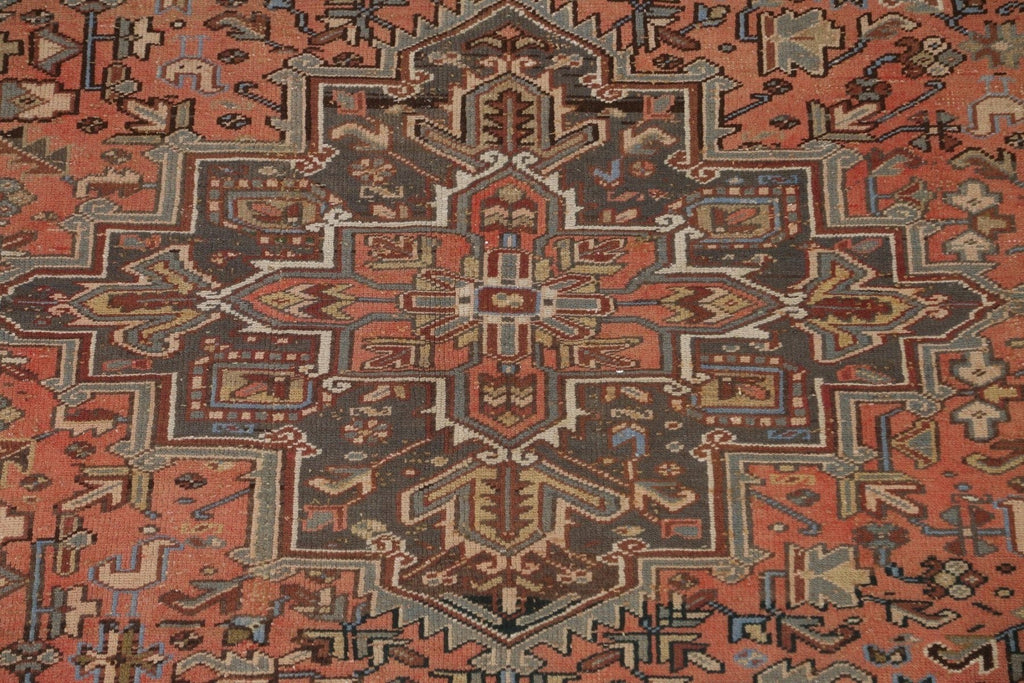 Geometric Heriz Persian Area Rug 7x11