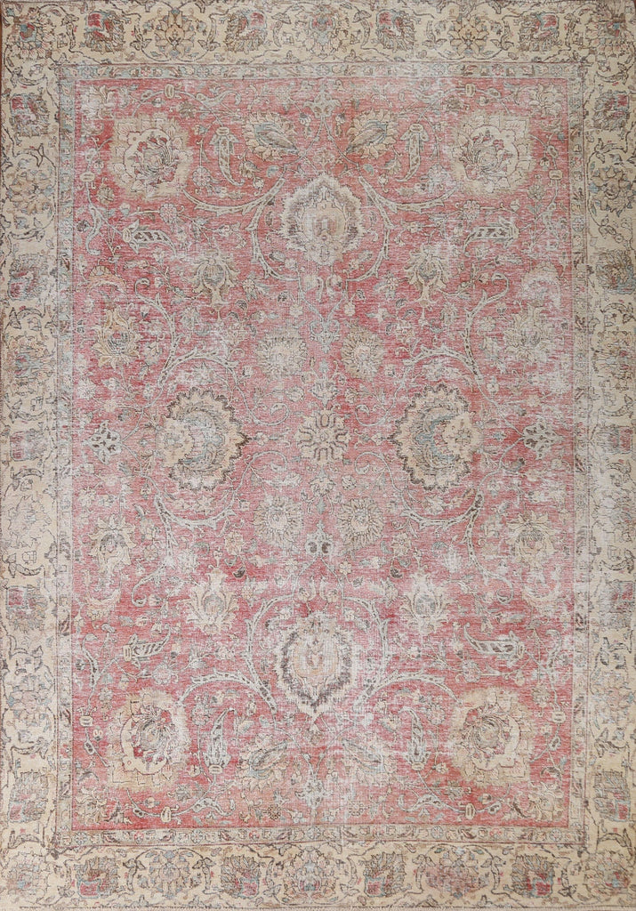 Distressed Tabriz Persian Area Rug 9x12