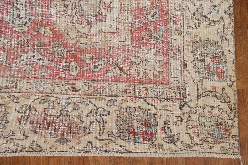 Distressed Tabriz Persian Area Rug 9x12