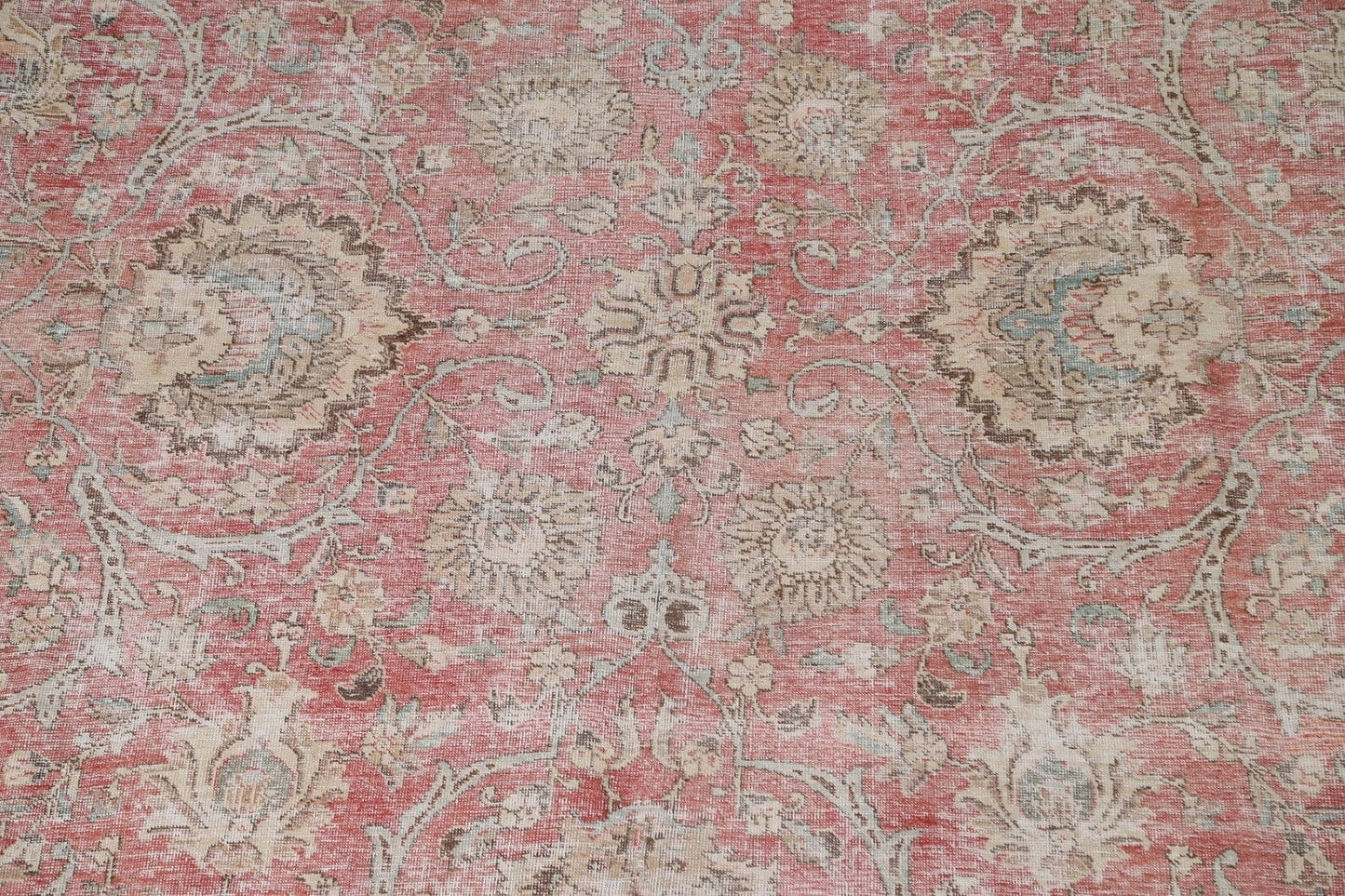 Distressed Tabriz Persian Area Rug 9x12