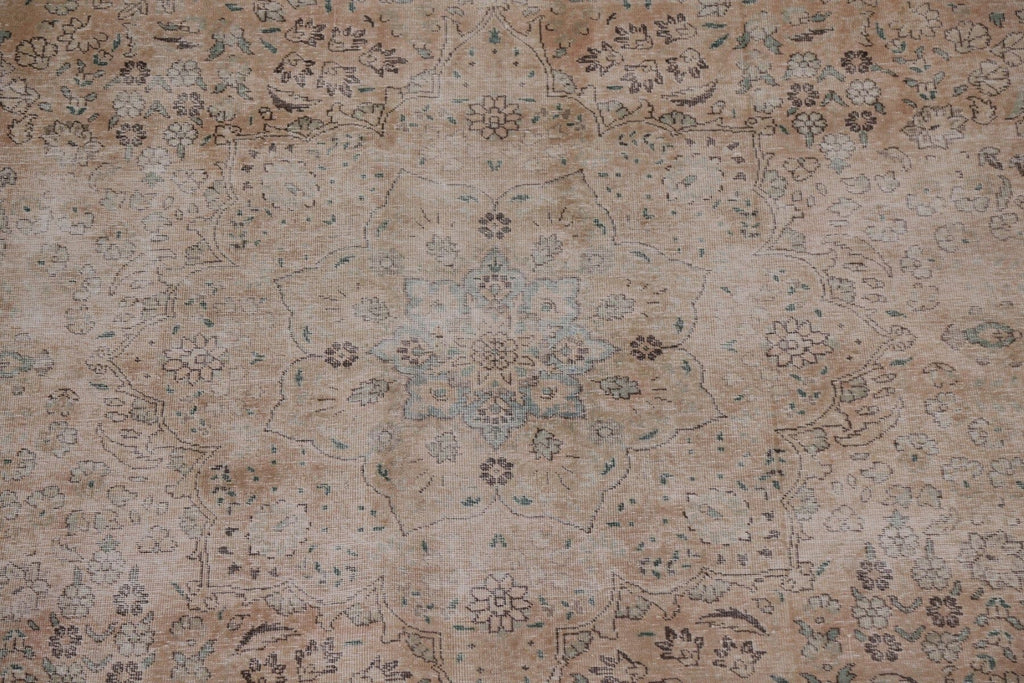 Distressed Tabriz Persian Area Rug 10x13