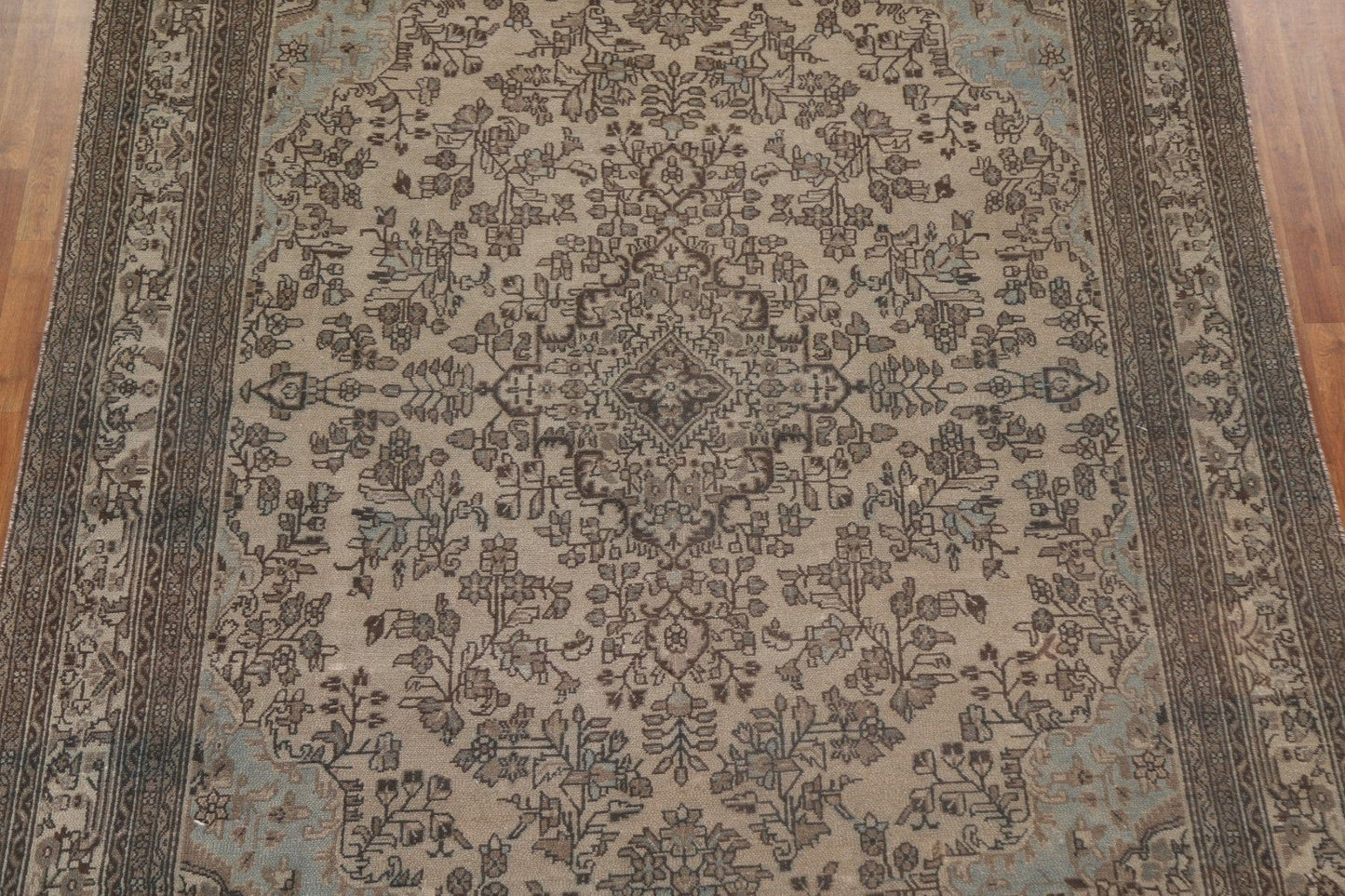 Vintage Hamedan Persian Area Rug 9x12