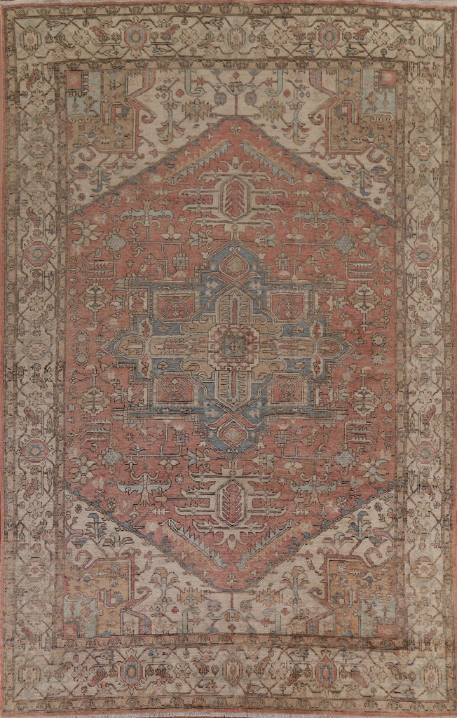 Vegetable Dye Heriz Oriental Area Rug 8x12