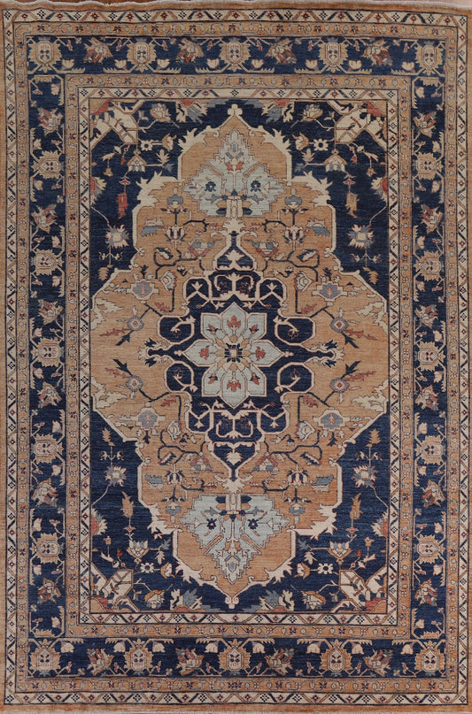 Vegetable Dye Heriz Serapi Area Rug 9x12