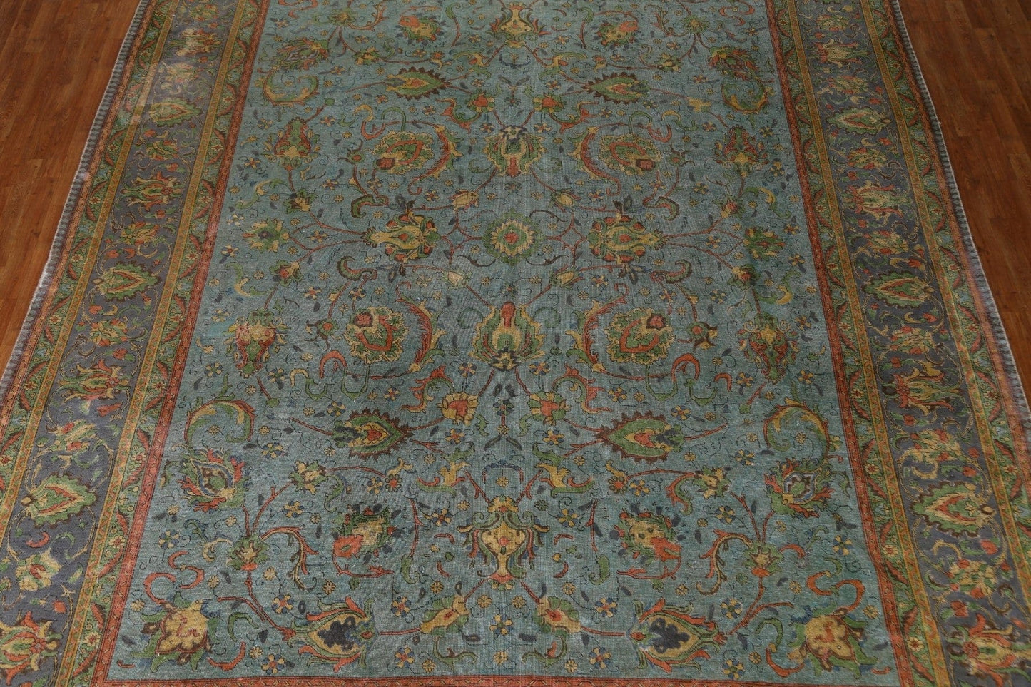 Over-Dyed Tabriz Persian Large Rug 11x15