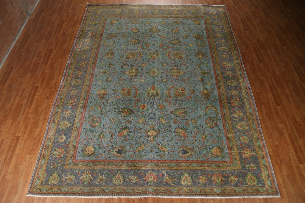 Over-Dyed Tabriz Persian Large Rug 11x15