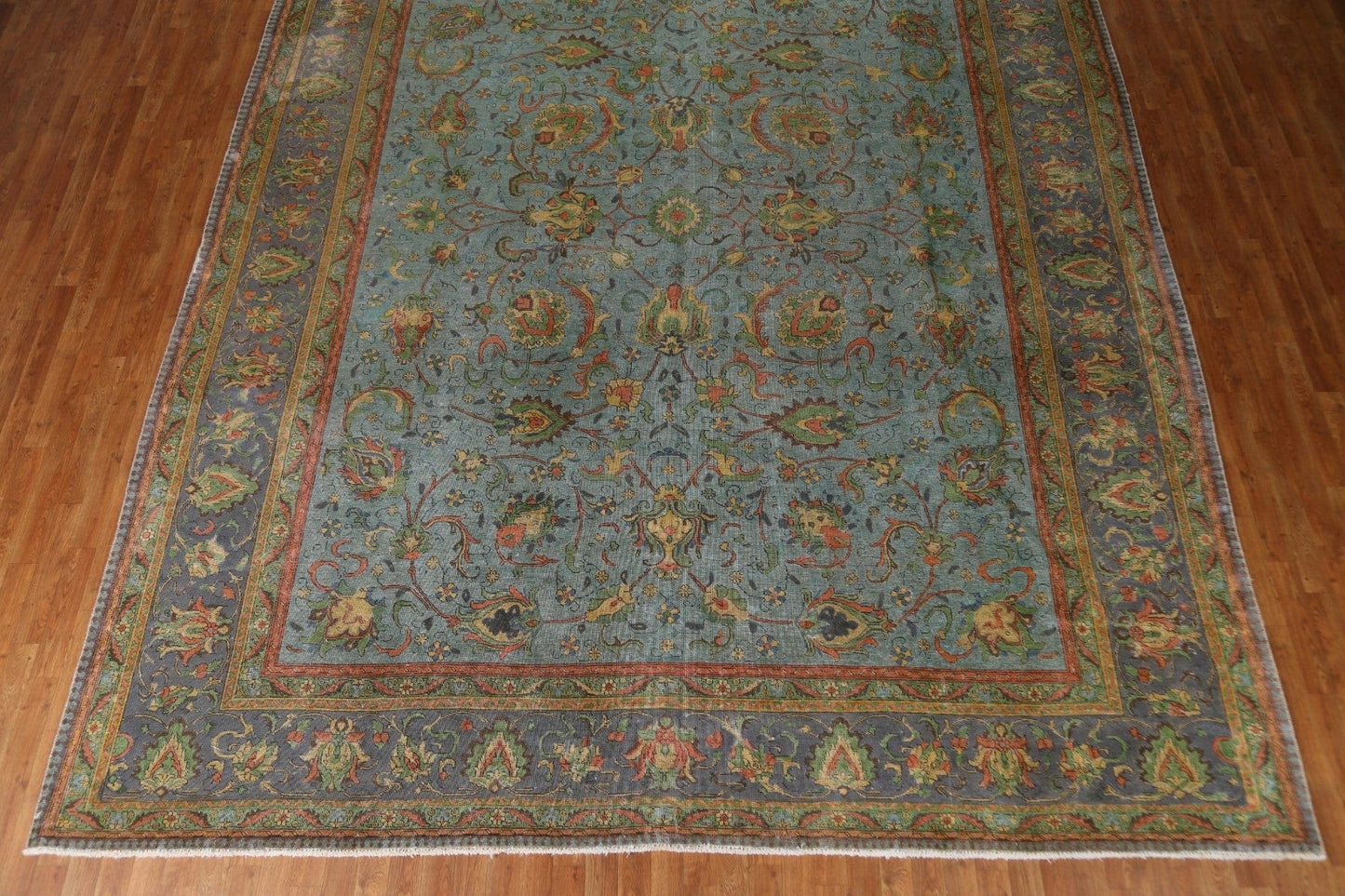 Over-Dyed Tabriz Persian Large Rug 11x15