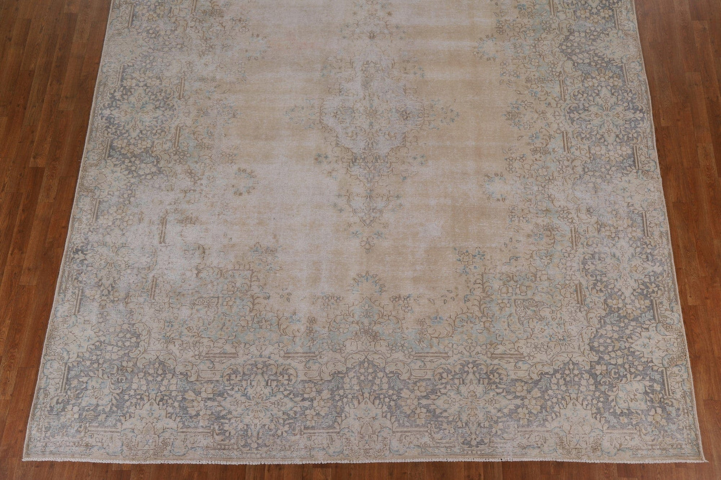 Distressed Kerman Persian Area Rug 10x12