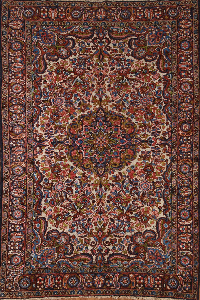 Vegetable Dye Hamedan Persian Area Rug 5x7