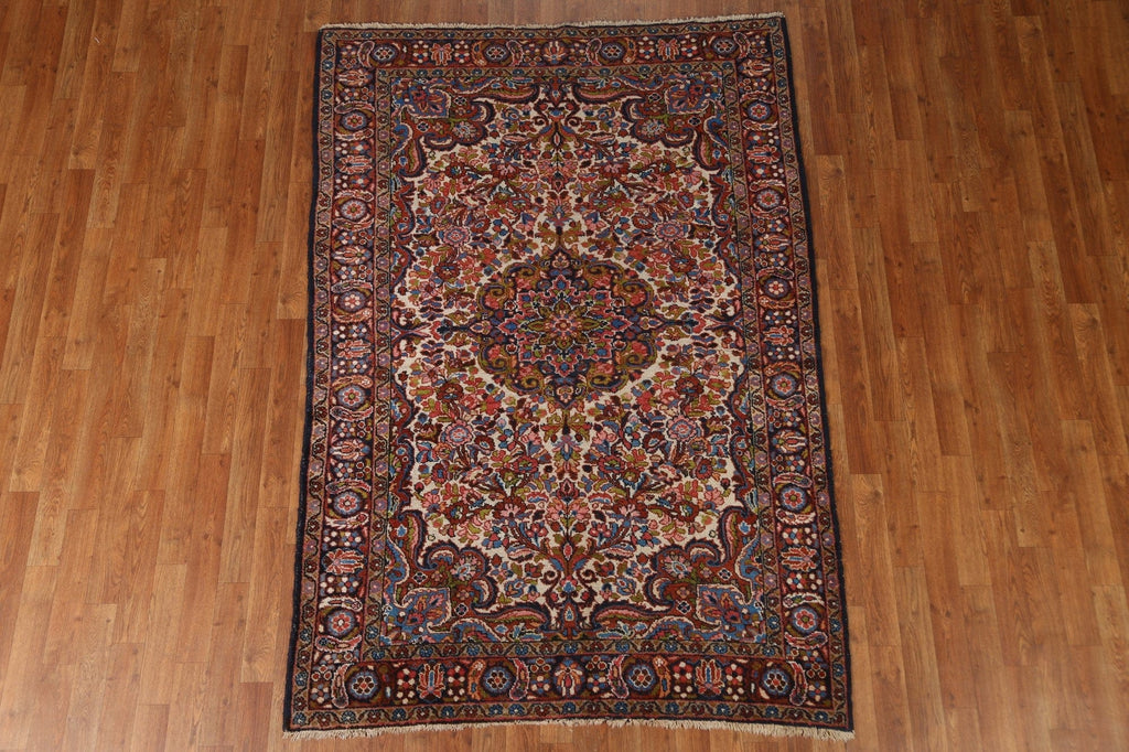 Vegetable Dye Hamedan Persian Area Rug 5x7