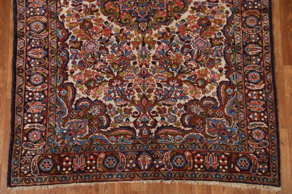 Vegetable Dye Hamedan Persian Area Rug 5x7