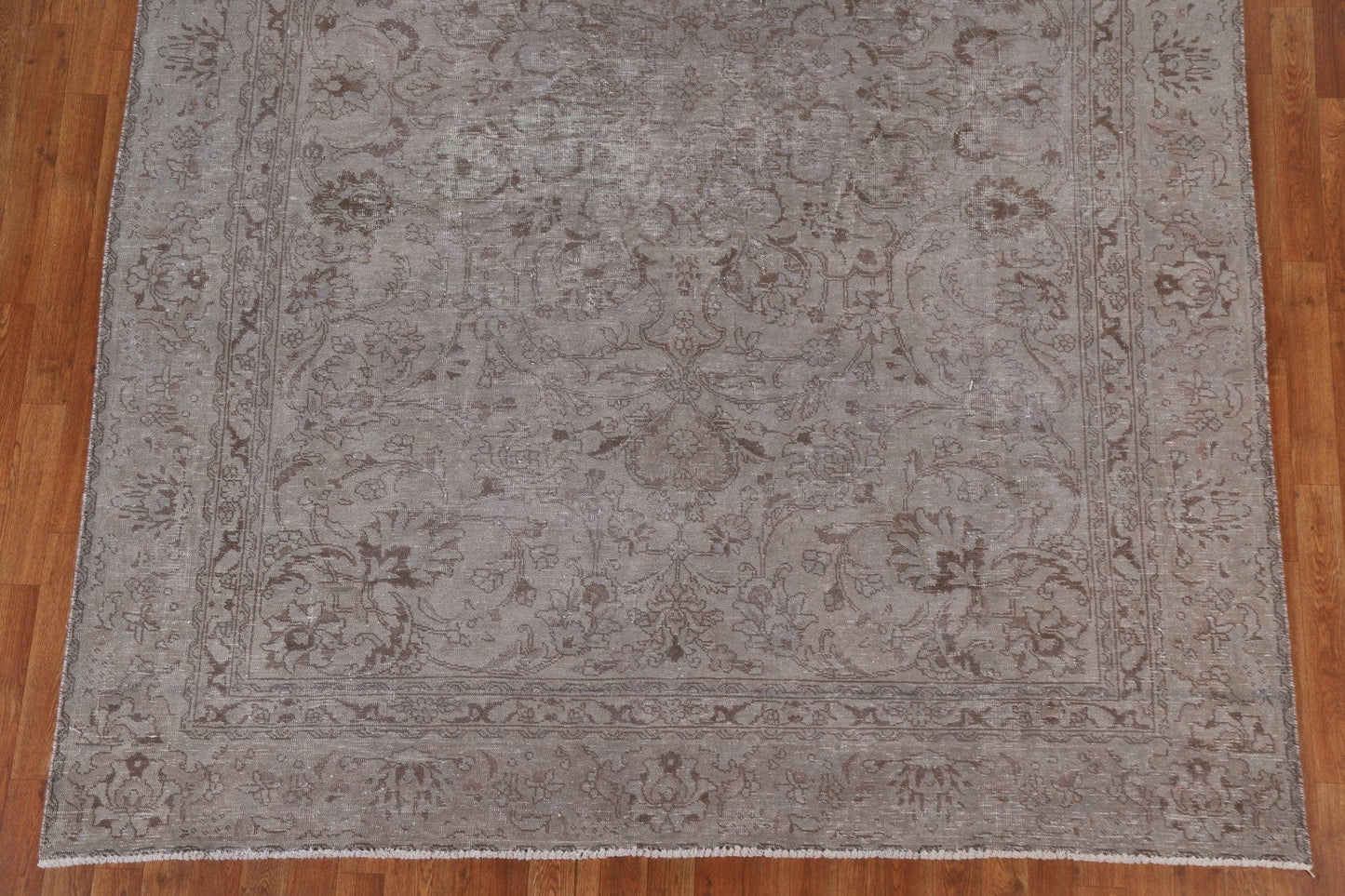 Distressed Over-Dyed Tabriz Persian Area Rug 7x10