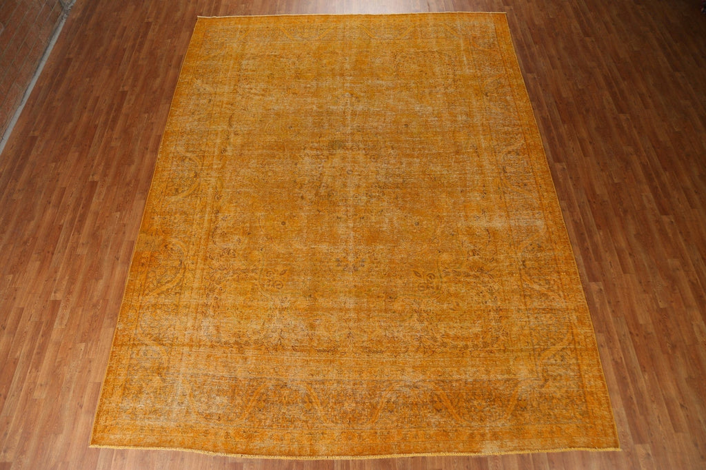 Over-Dyed Kerman Persian Area Rug 10x13