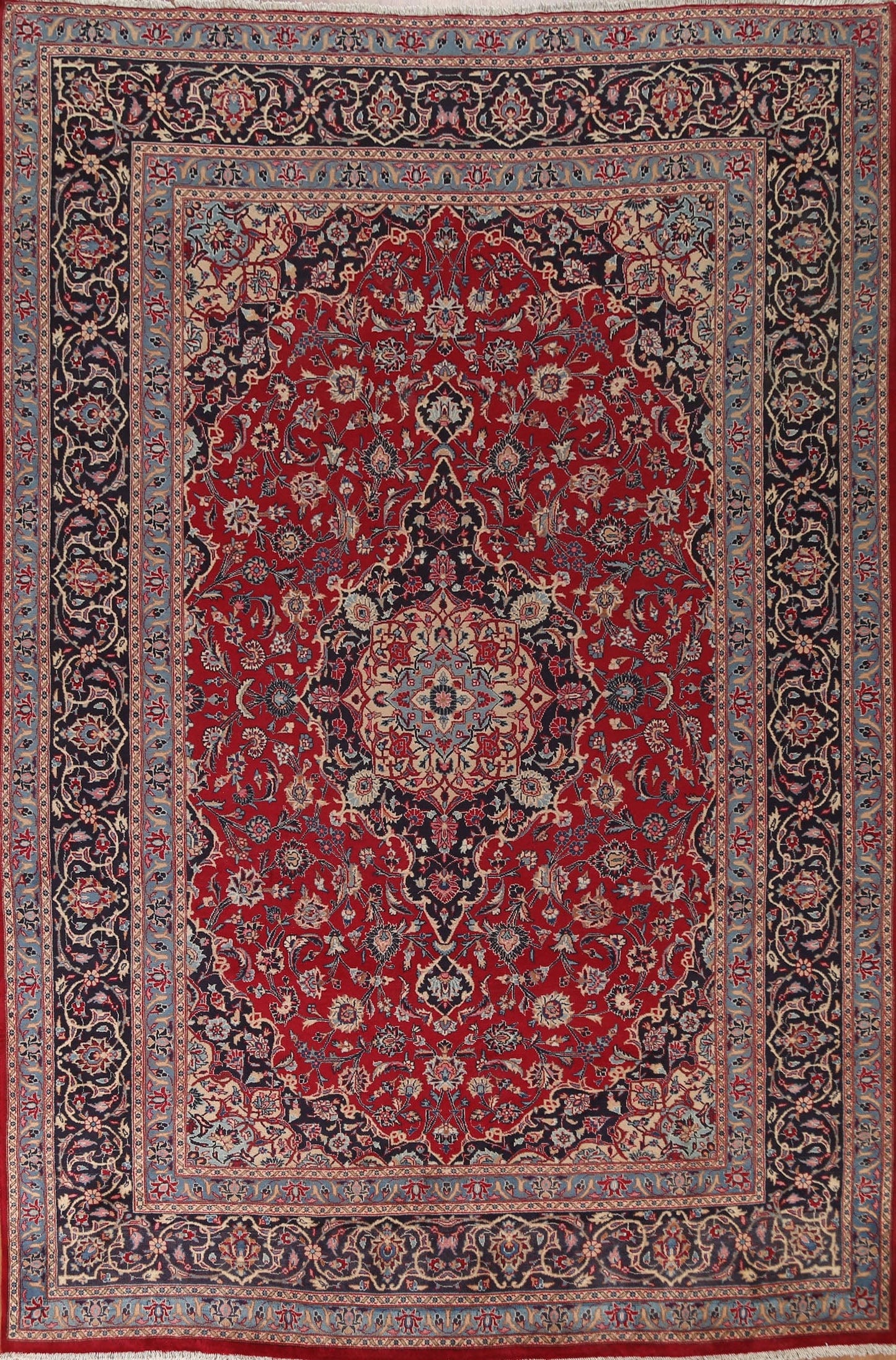 Traditional Kashmar Persian Area Rug 8x11