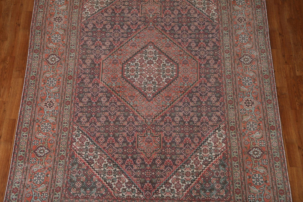 Vintage Wool Tabriz Persian Area Rug 7x10