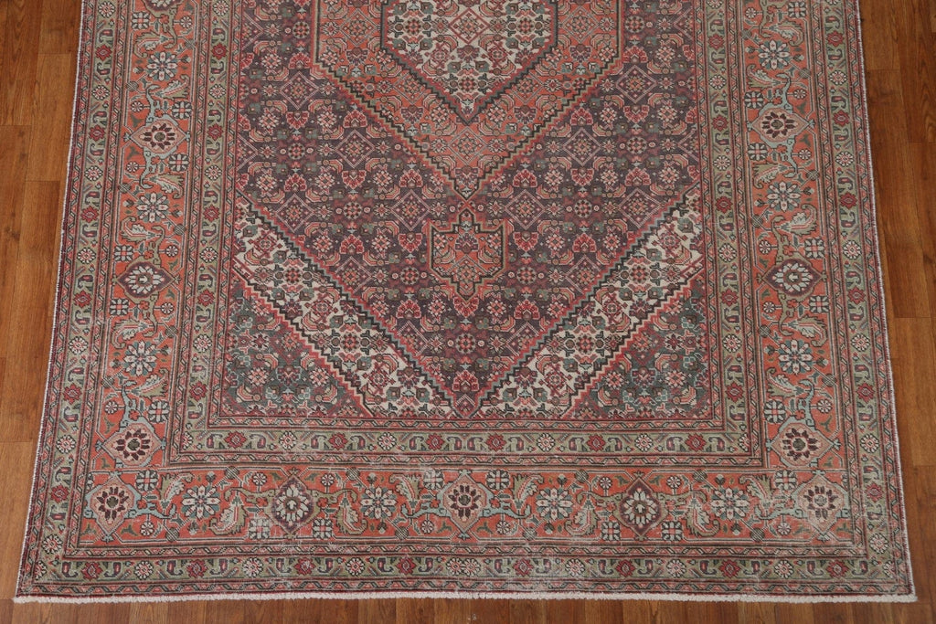 Vintage Wool Tabriz Persian Area Rug 7x10