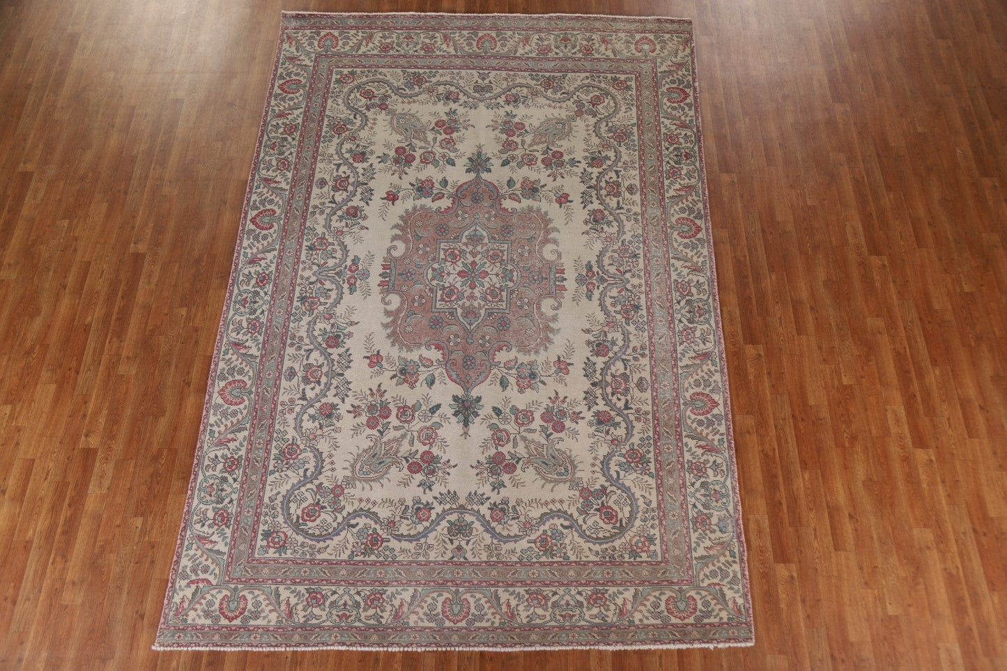 Vintage Tabriz Persian Area Rug 8x11