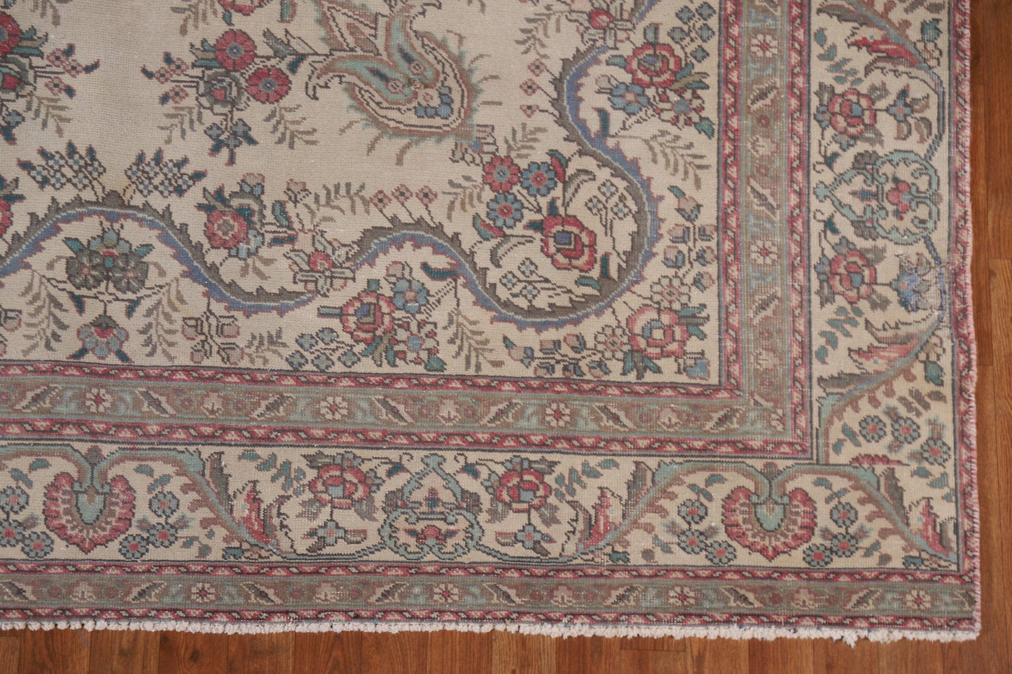 Vintage Tabriz Persian Area Rug 8x11