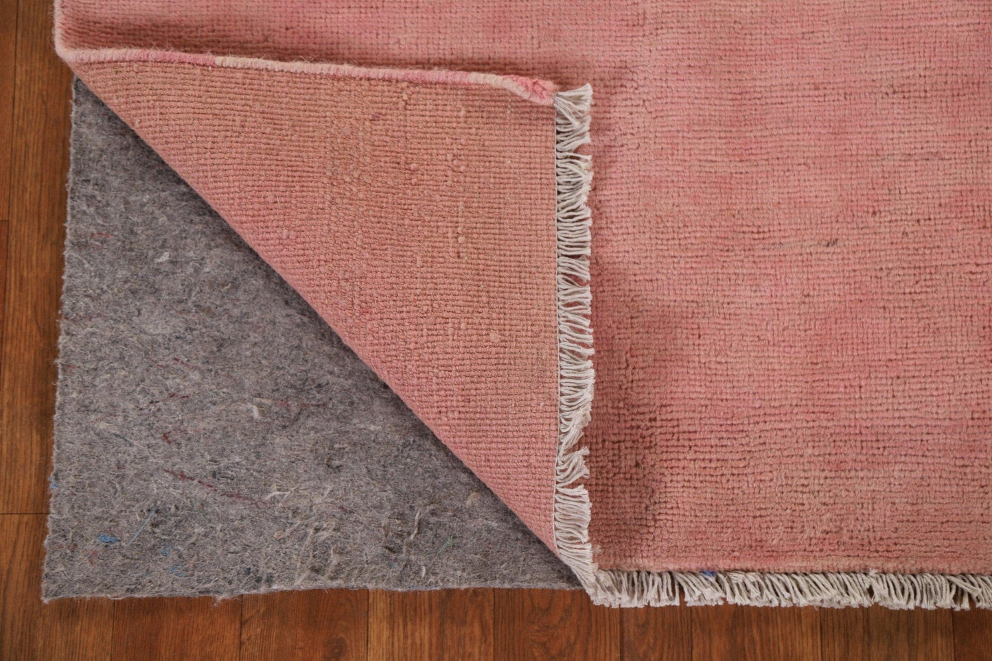 Pink Wool Gabbeh Area Rug 3x4