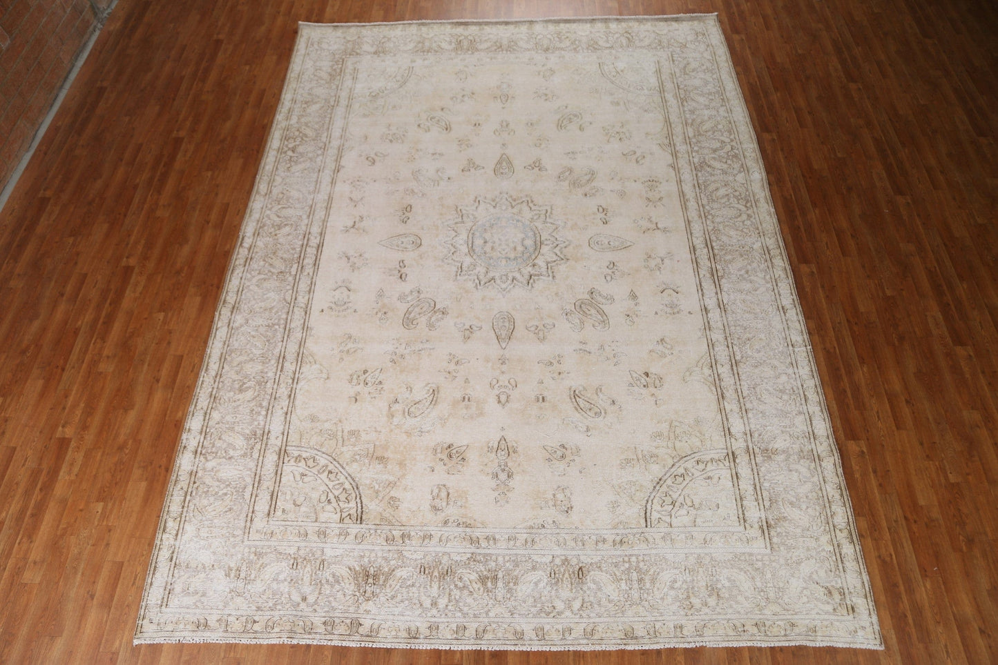 Distressed Tabriz Persian Area Rug 10x13