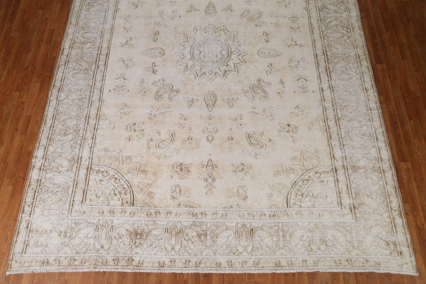 Distressed Tabriz Persian Area Rug 10x13