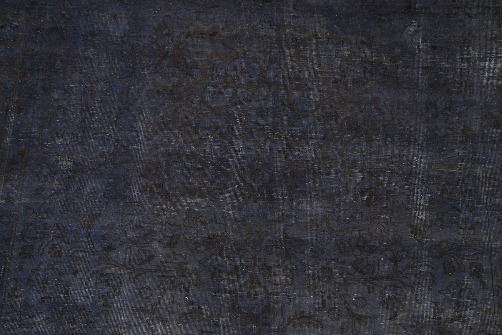 Distressed Over-Dyed Tabriz Persian Area Rug 6x10