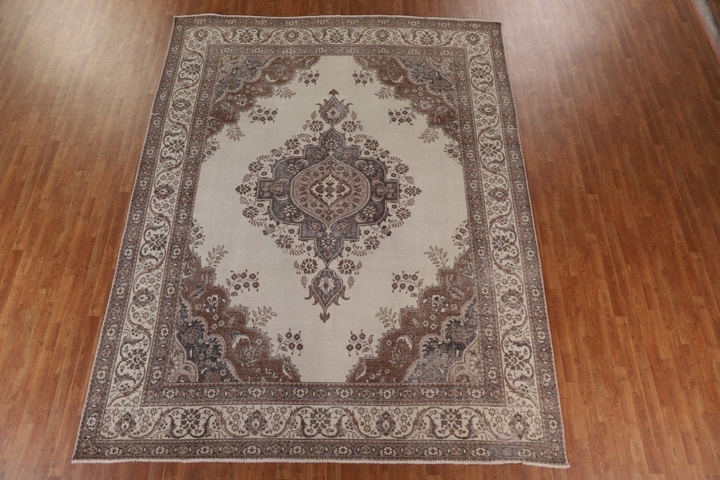 Vintage Tabriz Persian Area Rug 10x13