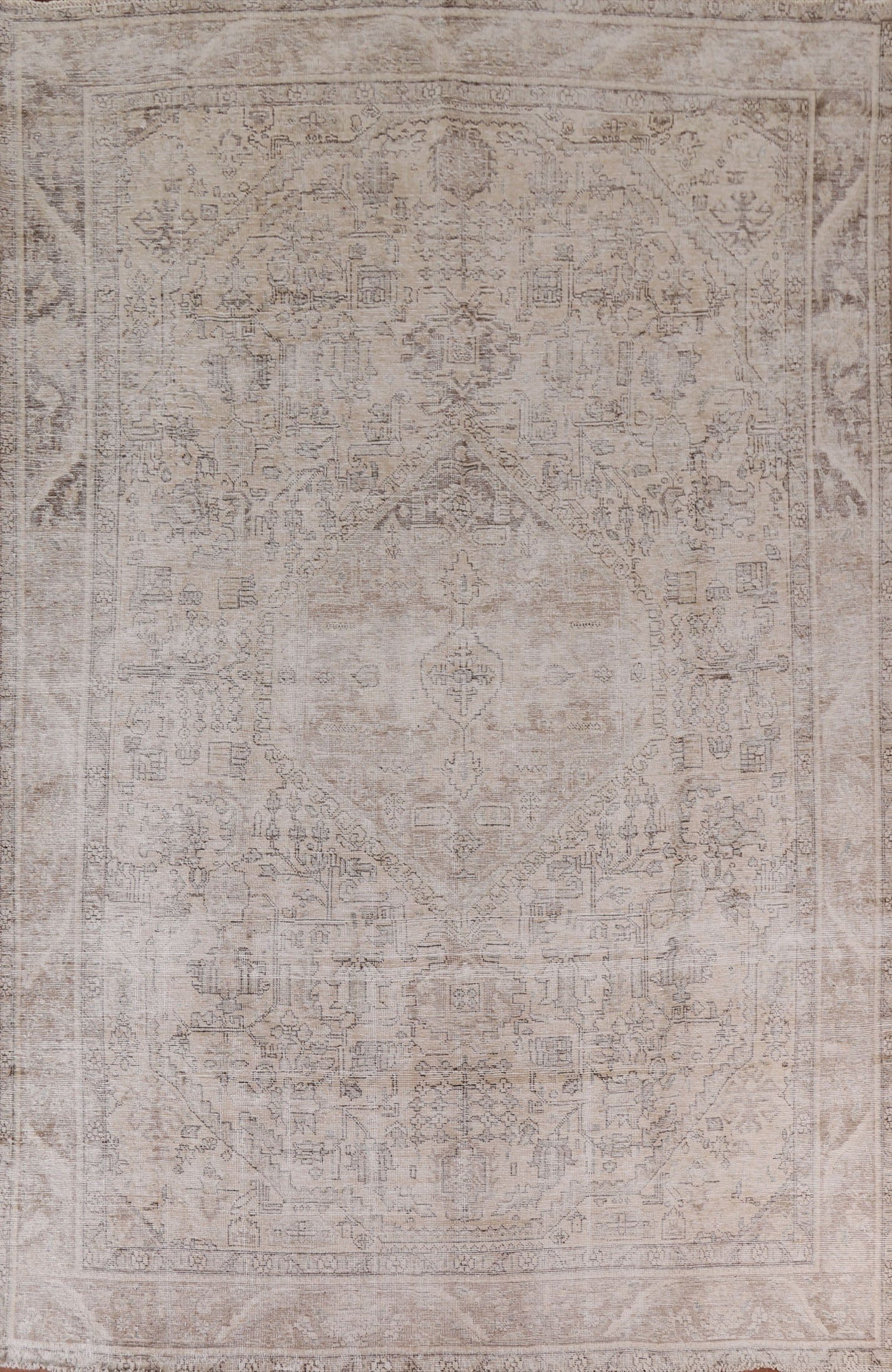 Distressed Tabriz Persian Area Rug 9x13