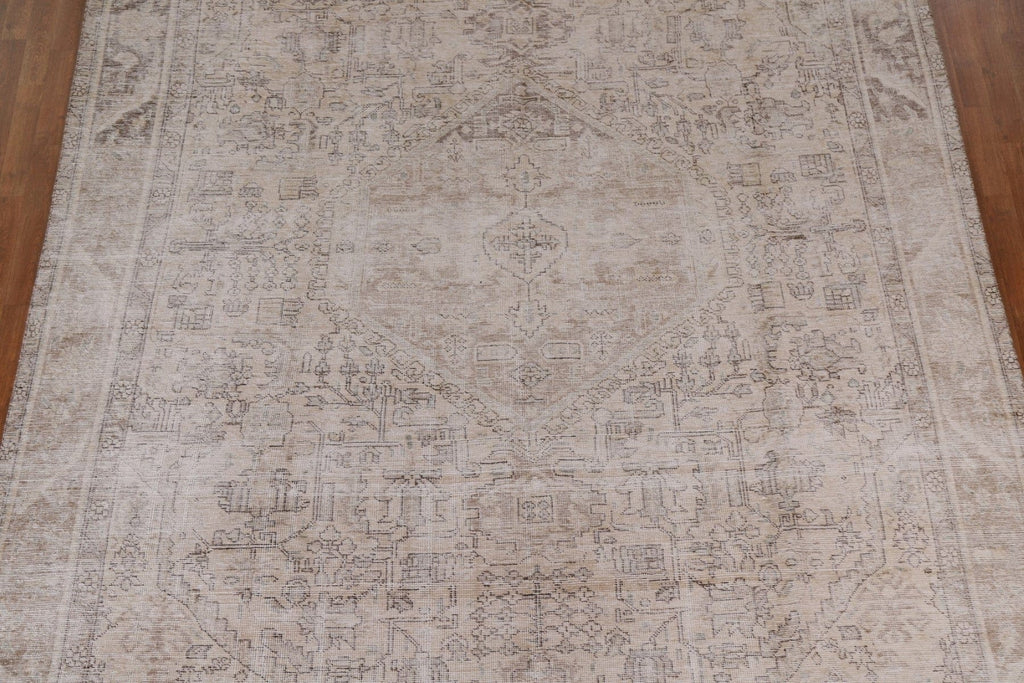 Distressed Tabriz Persian Area Rug 9x13