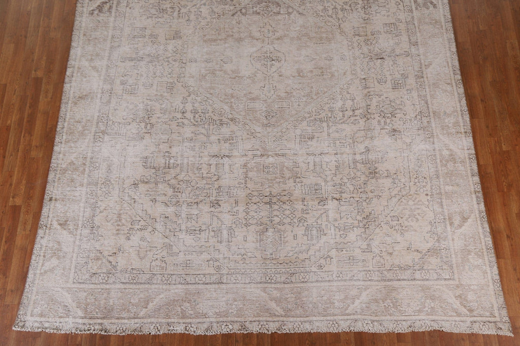 Distressed Tabriz Persian Area Rug 9x13