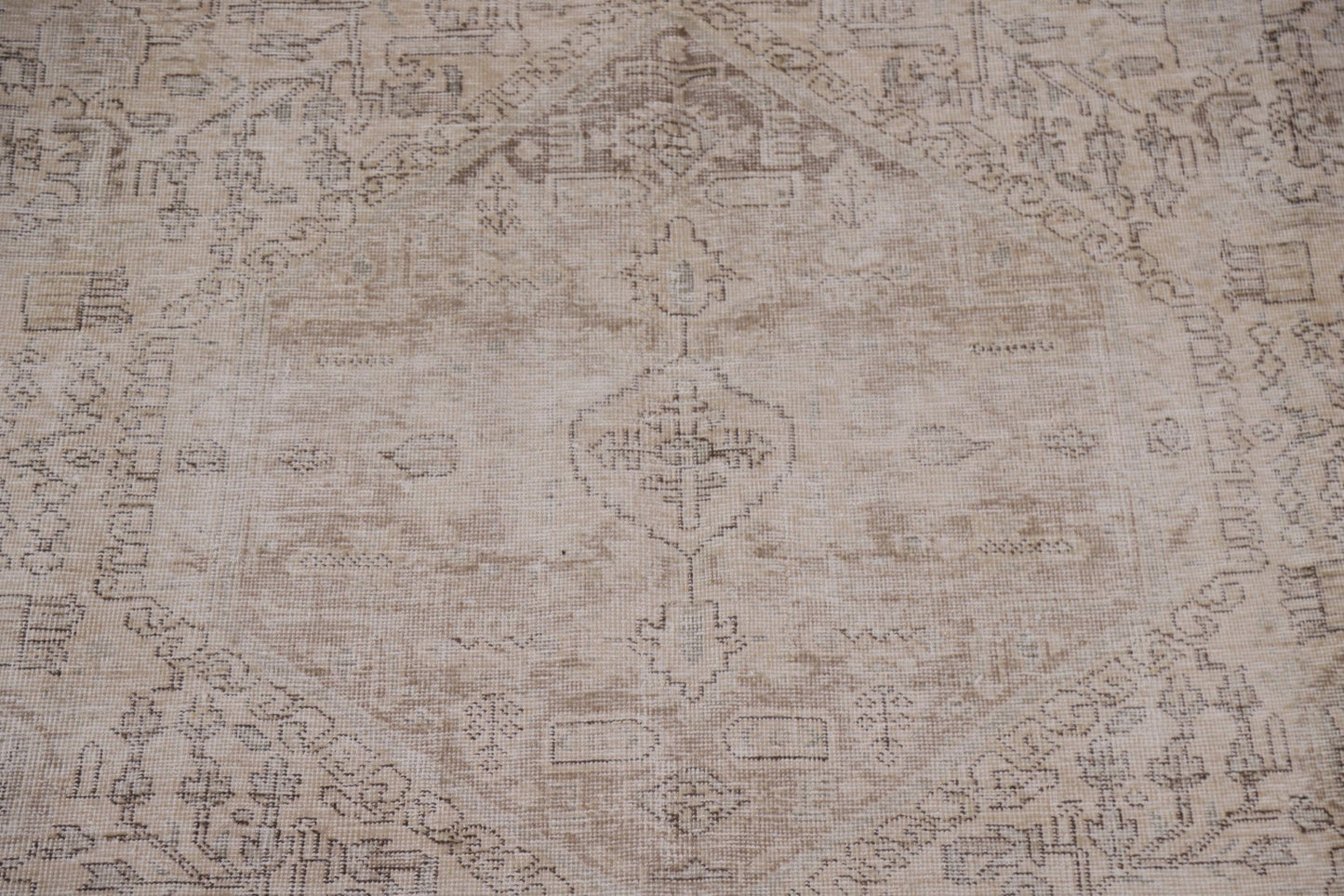 Distressed Tabriz Persian Area Rug 9x13