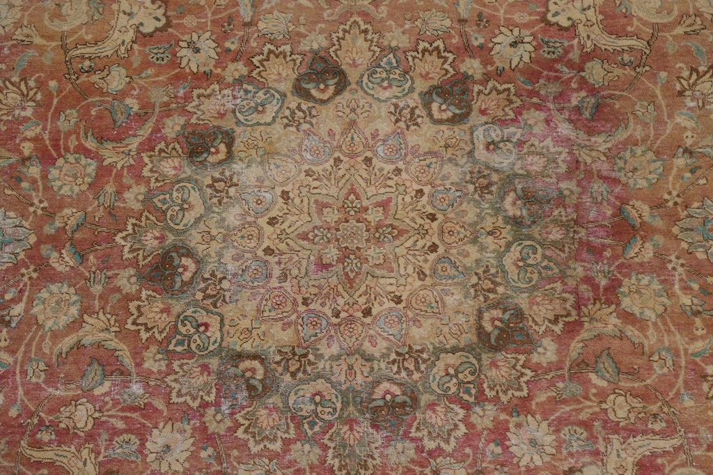 Distressed Tabriz Persian Area Rug 9x13