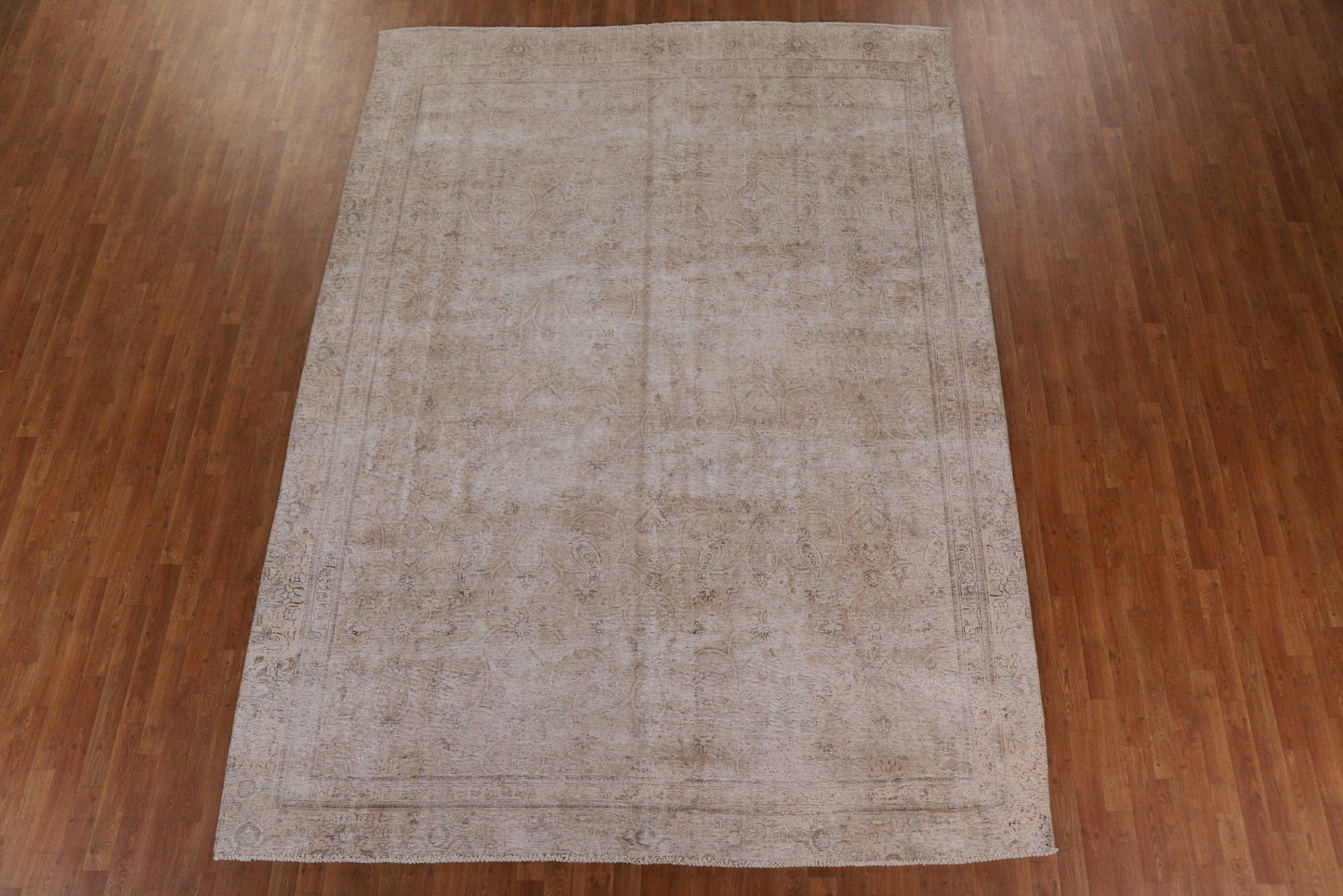 Distressed Tabriz Persian Area Rug 9x12