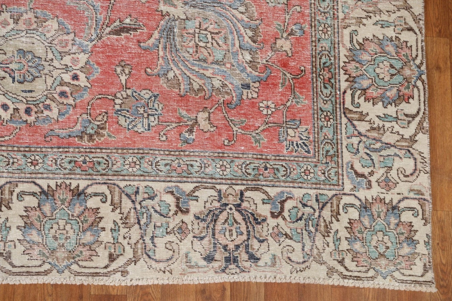 Distressed Tabriz Persian Area Rug 9x10